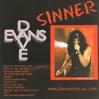 Dave Evans Sinner Album Cover