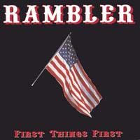 Rambler First Things First Album Cover
