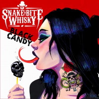 Snake Bite Whisky Black Candy Album Cover