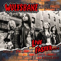 Wolfsbane Live Faster... Album Cover